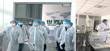 葫蘆島、興城兩市領導蒞臨正業(yè)花生產(chǎn)業(yè)調(diào)研指導