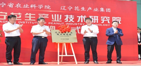 遼寧花生產業技術研究院揭牌儀式隆重舉行