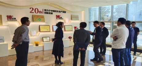 葫蘆島市委常委、副市長張明謙蒞臨遼寧花生集團考察指導